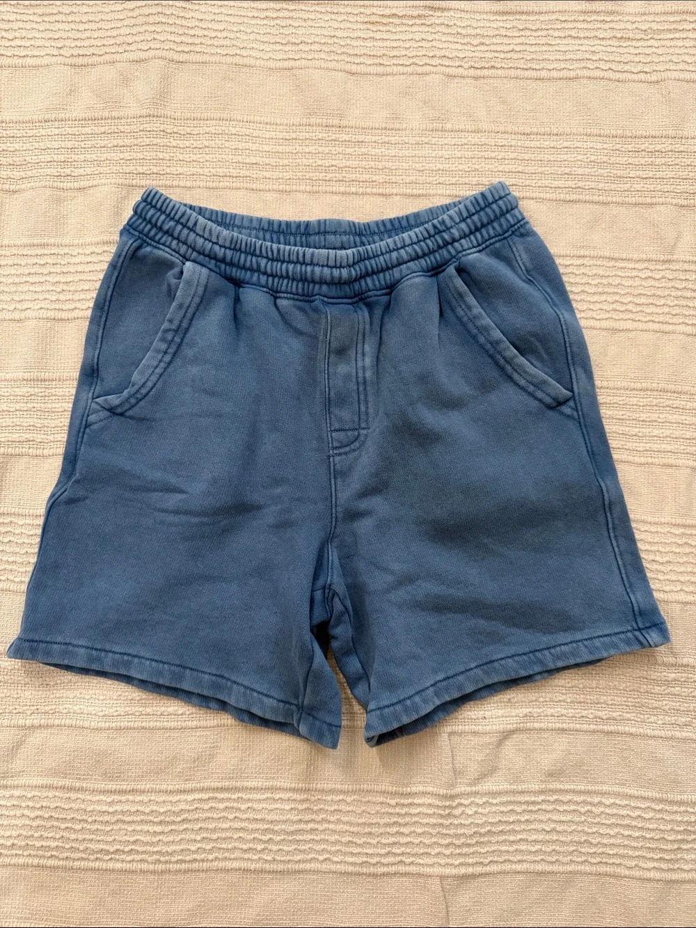 GAP Factory Navy Blue Elastic-Waist Kids Shorts